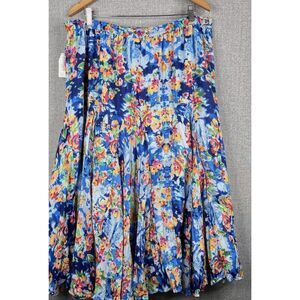 Dressbarn, floral maxi skirt, M/L